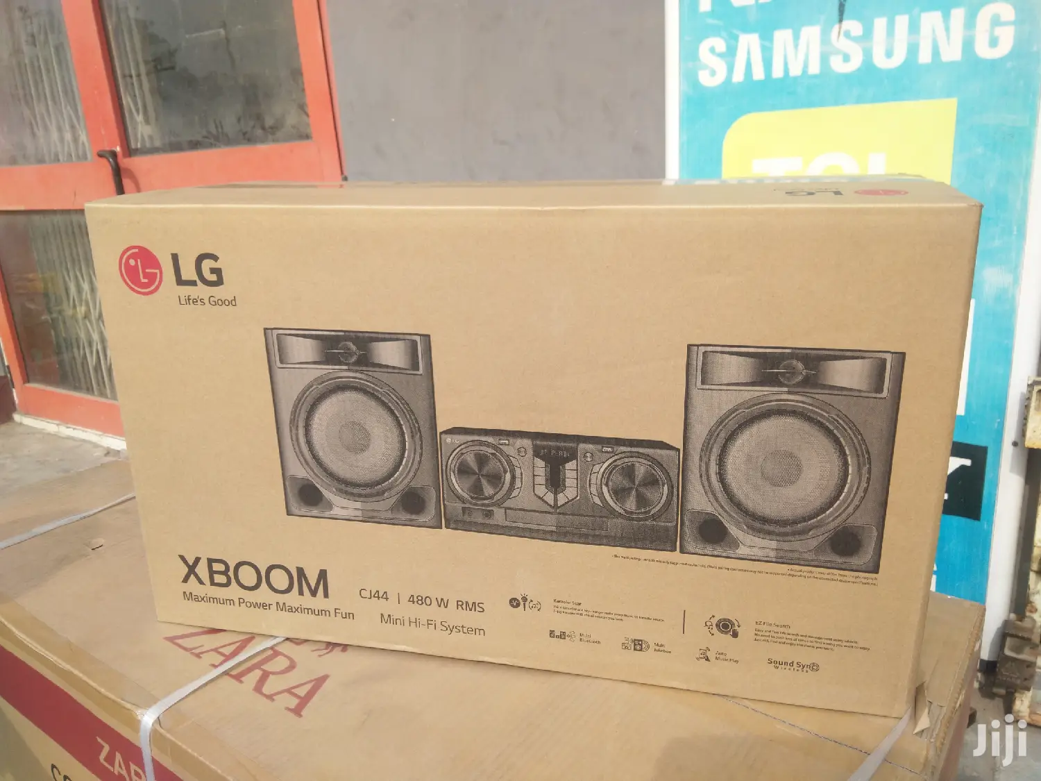 LG Cj44 Hi-Fi Audiosystem X Boom Cj44 With 480W Rms |
