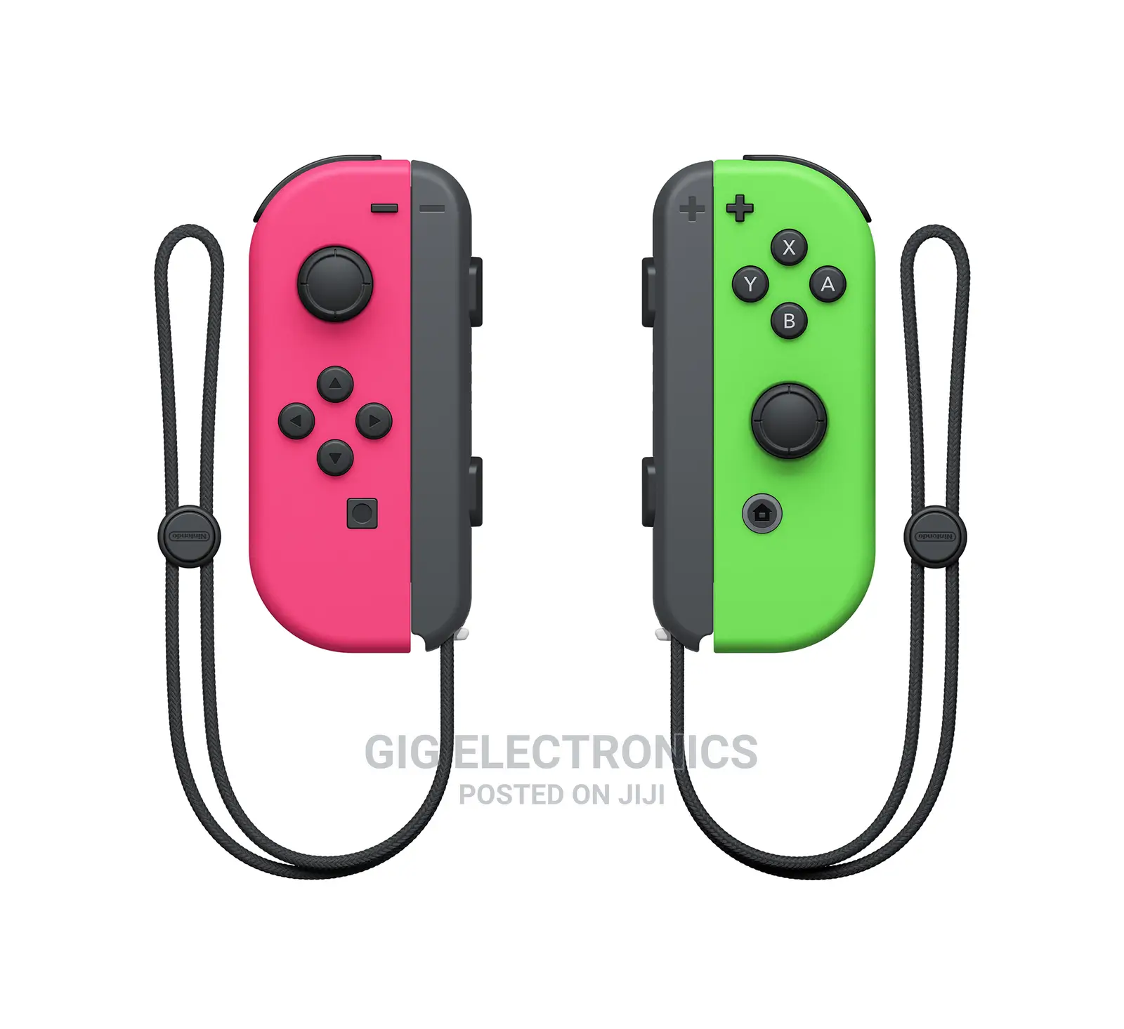 Nintendo Switch Joy-Con Pair, Neon Pink and Neon Green