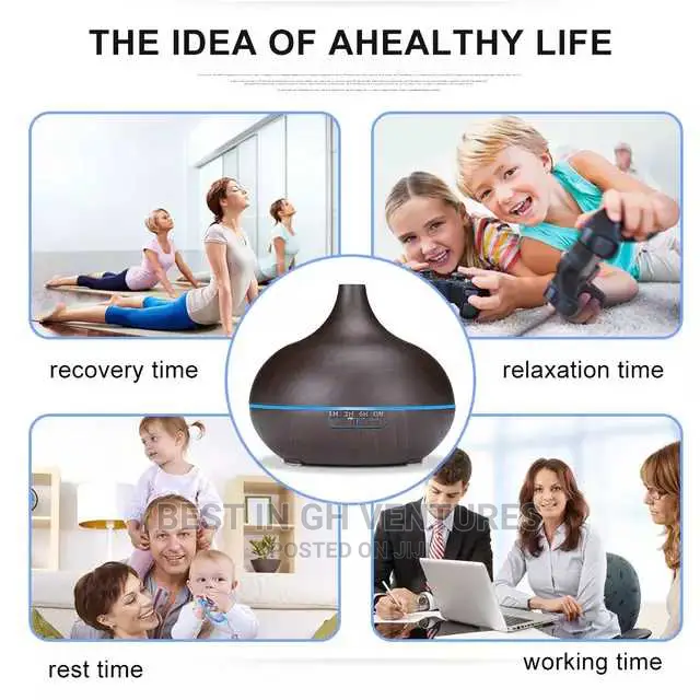 550ml Electric Aroma Diffuser + Fragrance Oil