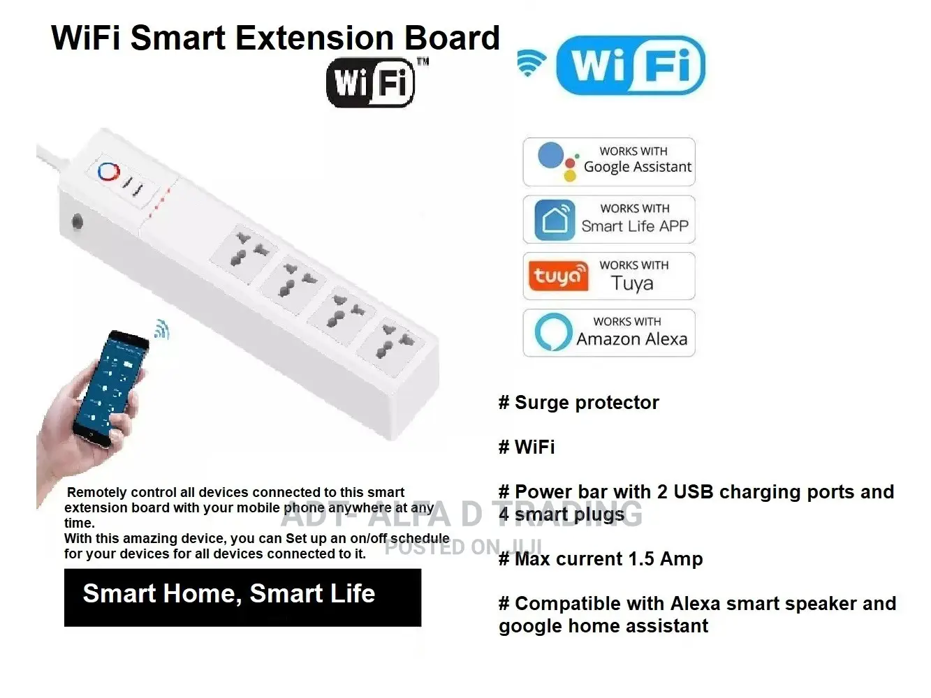 Wifi Smart Extension Board