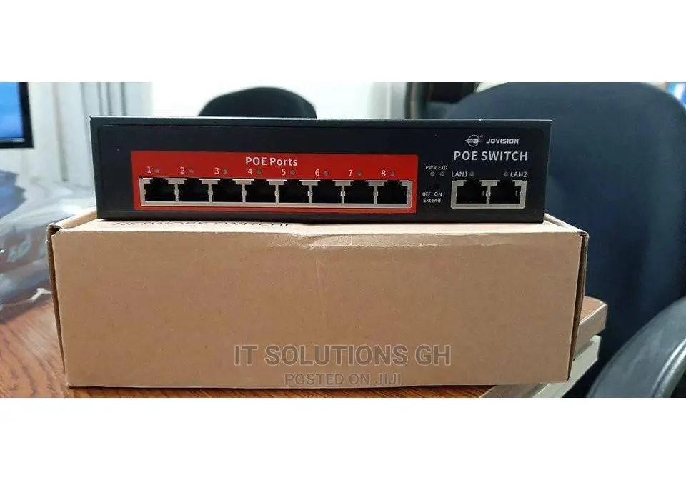 Jovision JVS-S10-8P-120W 8-Port POE Switch
