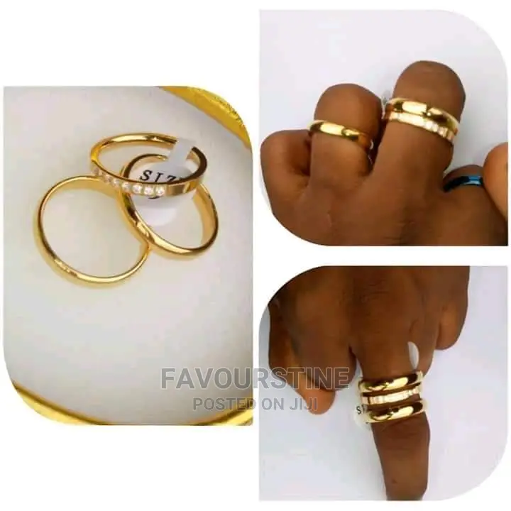 3 Piece Tungsten Anti-Scratch Wedding Ring