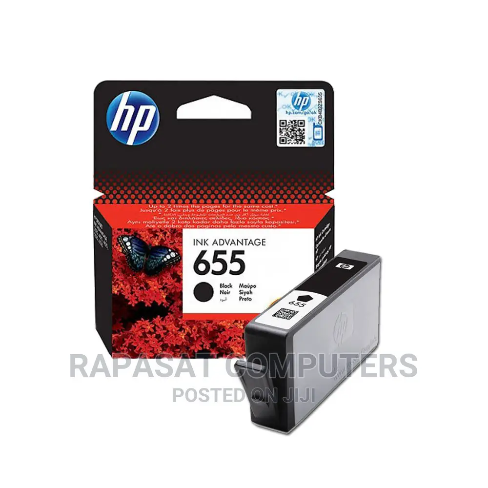 HP 655 Black Ink Cartridge CZ109A