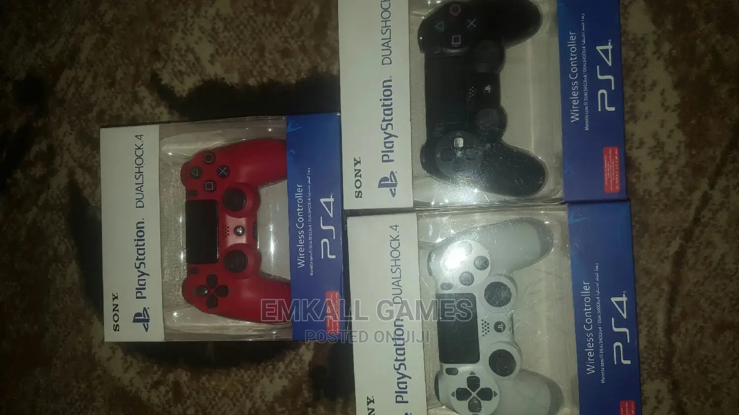 Brand New Playstation 4 Controllers Available at Emkallgames