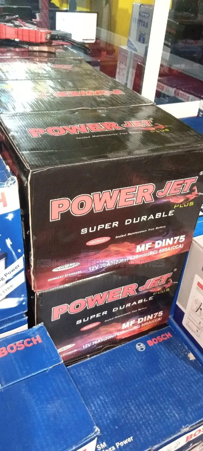 15 Plates Powerjet Battery