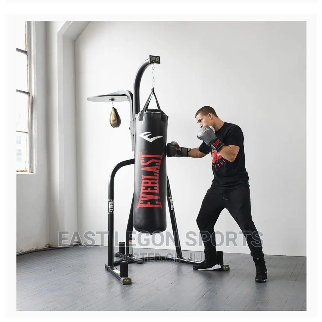 Everlast Punch Bag Stand Set New