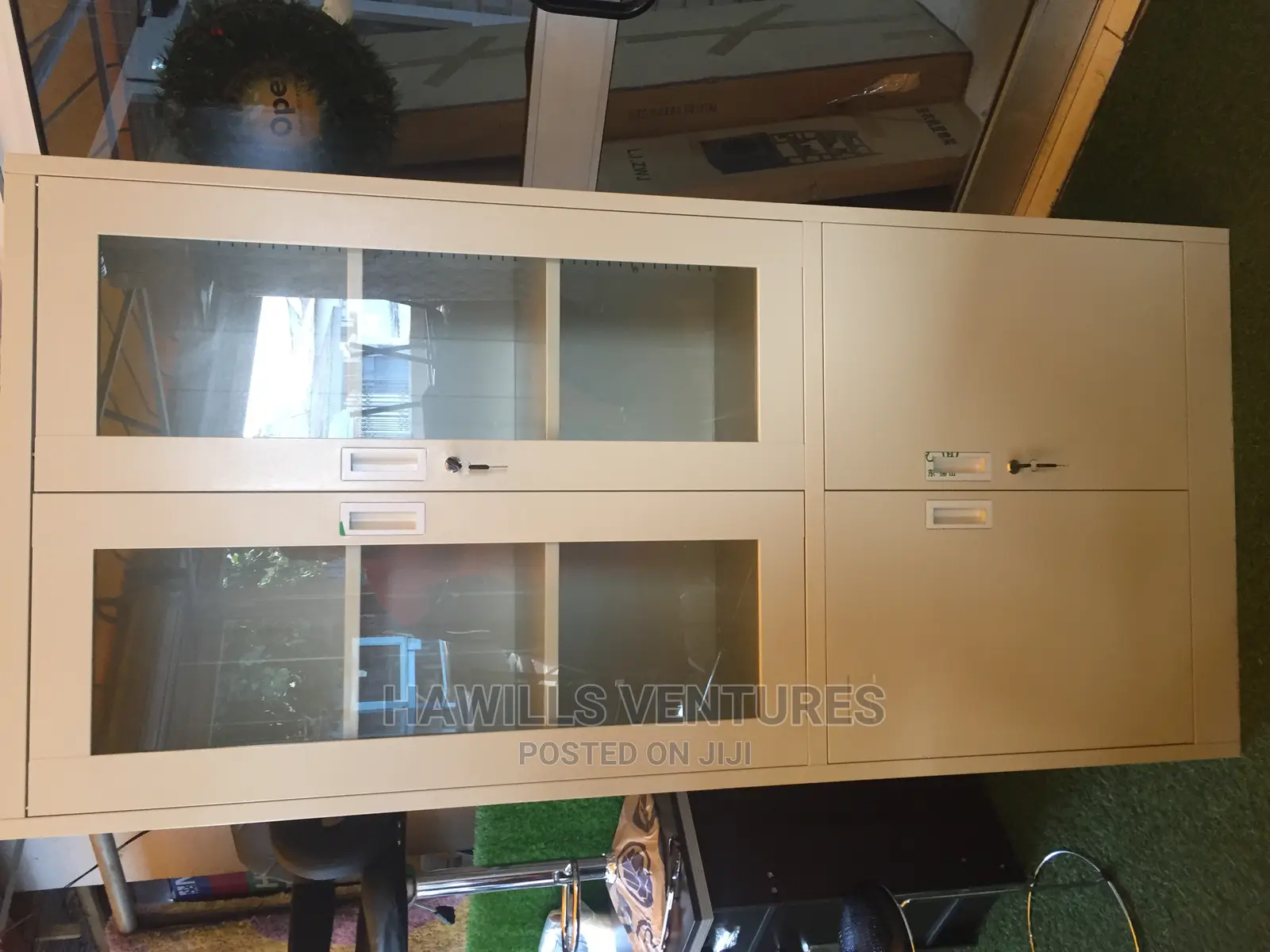 Office Cabinet Half Glass