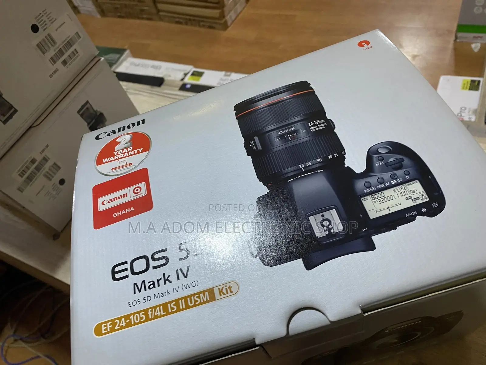 Canon EOS 5D Mark IV Full Frame Digital SLR Camera