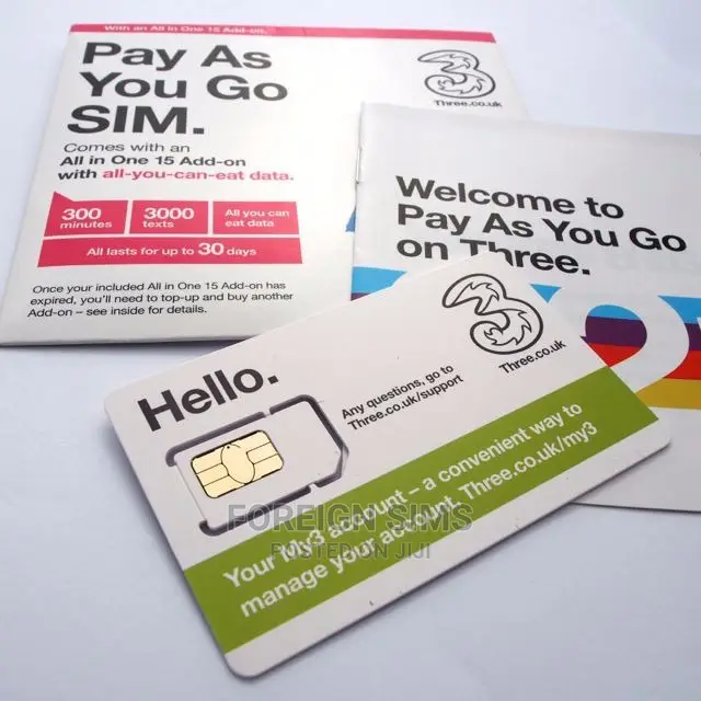 Uk Sim Card Available for All Verification and Calls