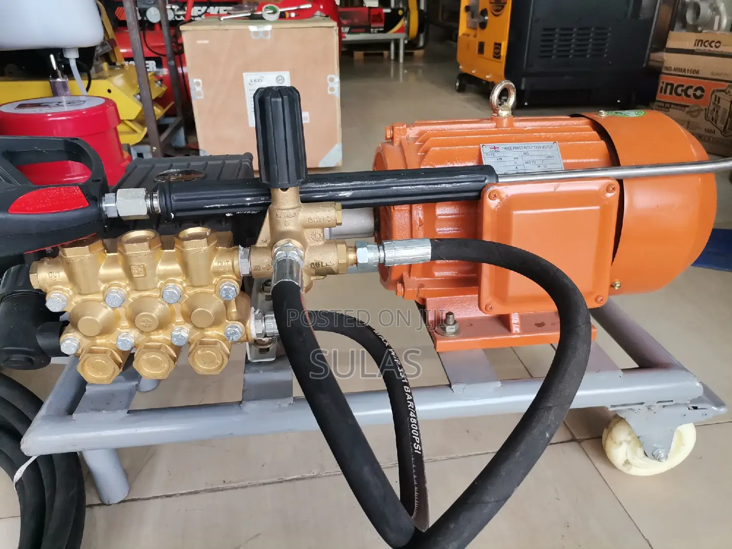 Industrial Car Washing Motor Made In Italy