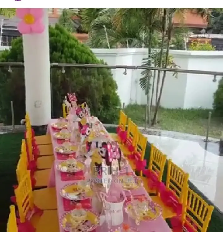 Kids Party Chairs,Tables, Bouncy Castle Etc.