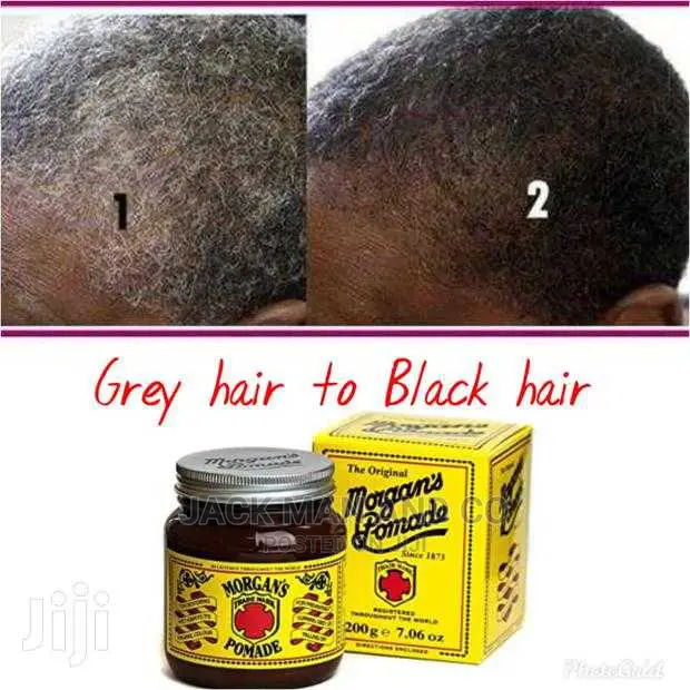 Morgan Hair Cream ( Darkens Gray Hair)