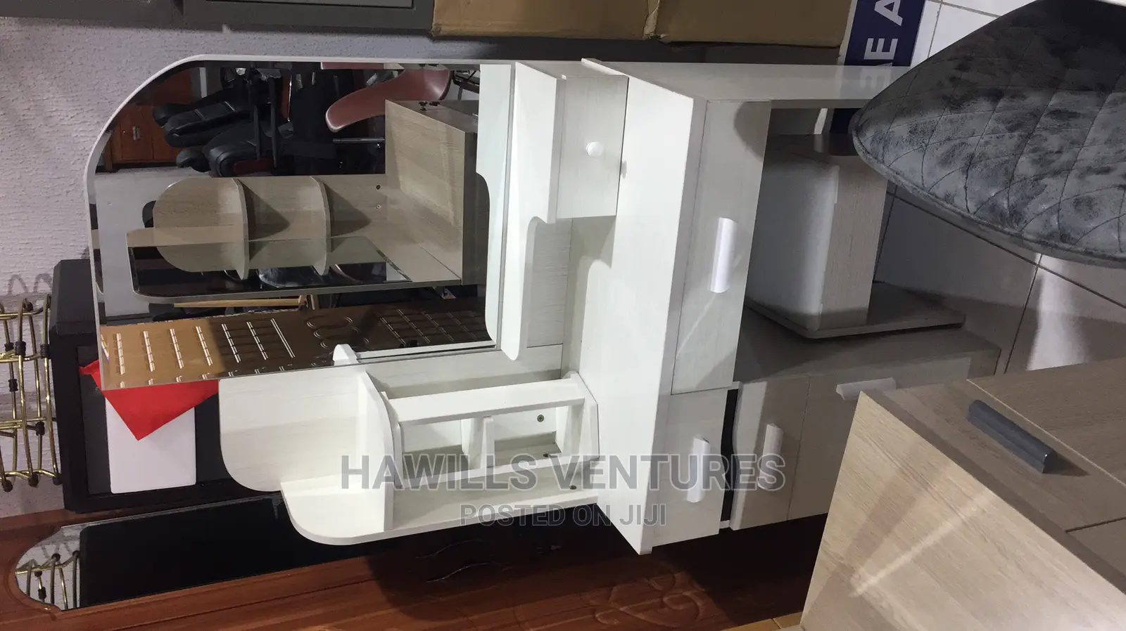 White Dressing Mirror