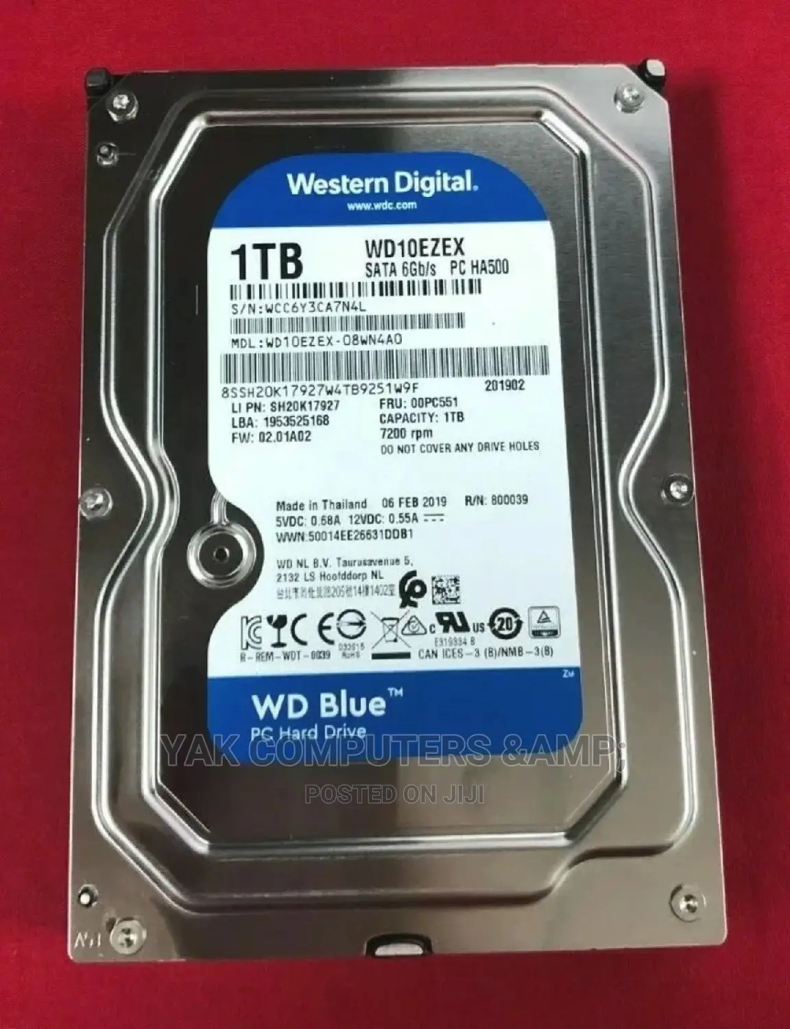1tb WD 64mb Cache With 100% Health