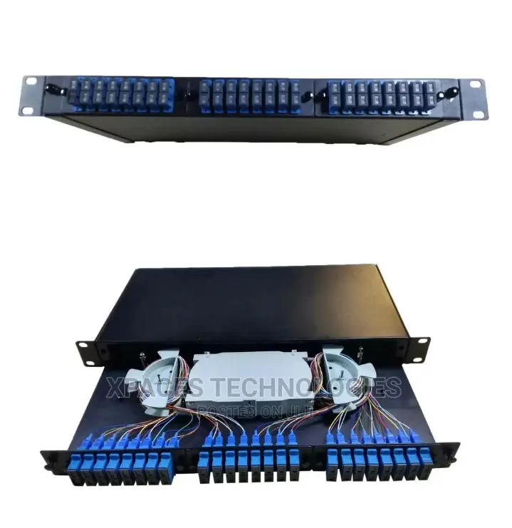 48 Port Optical Fiber Terminal Box Fiber Patch Panel SC FC
