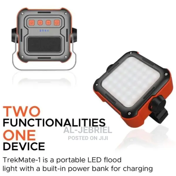Promate 1000lm/7.2w Outdoor LED Light+10000mah Power Bank