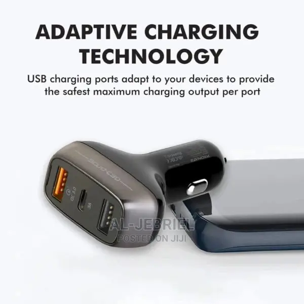 Promate Scud-C30 30W Car Charger With QC3.0 3A USB-C Port