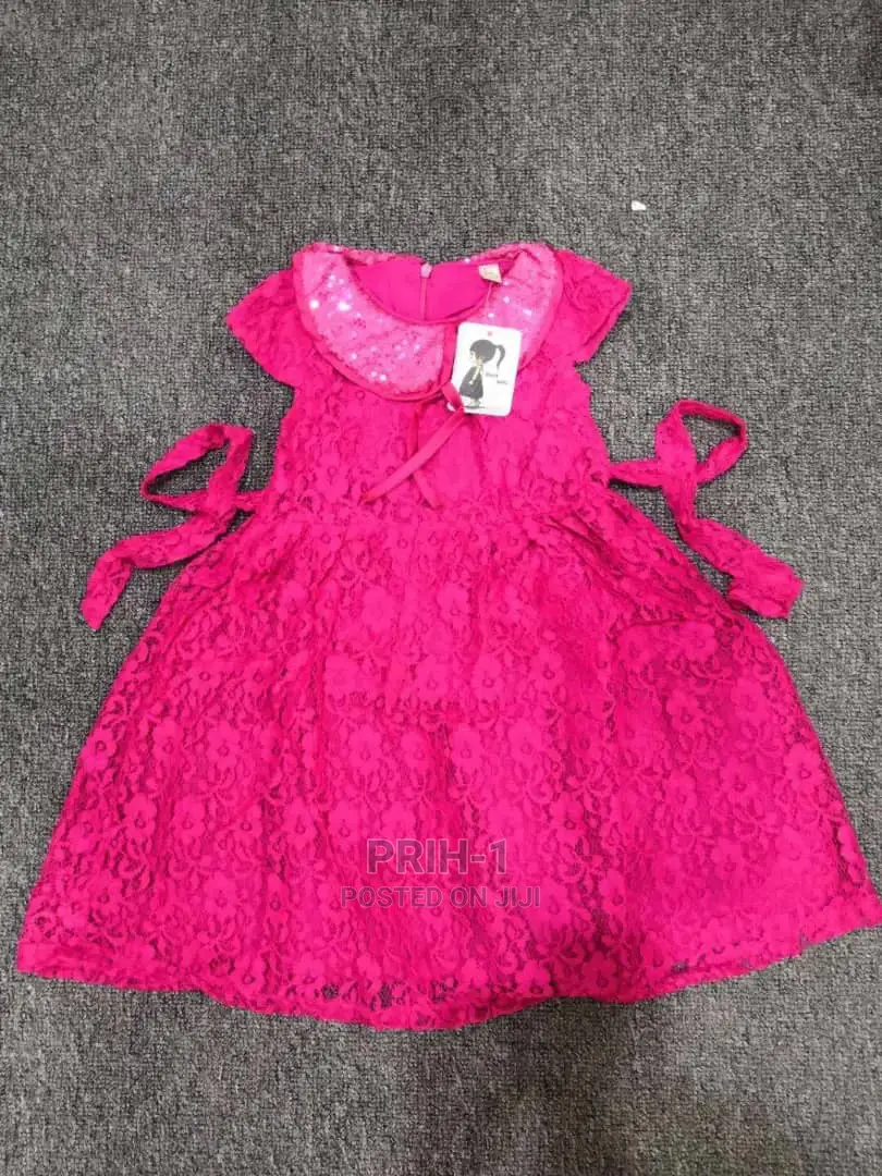 Kids Pinky Lacey Dress