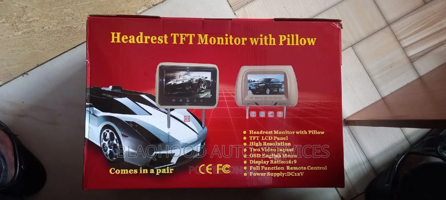 Universal Headset Screen/Monitor Pair for All Cars Available