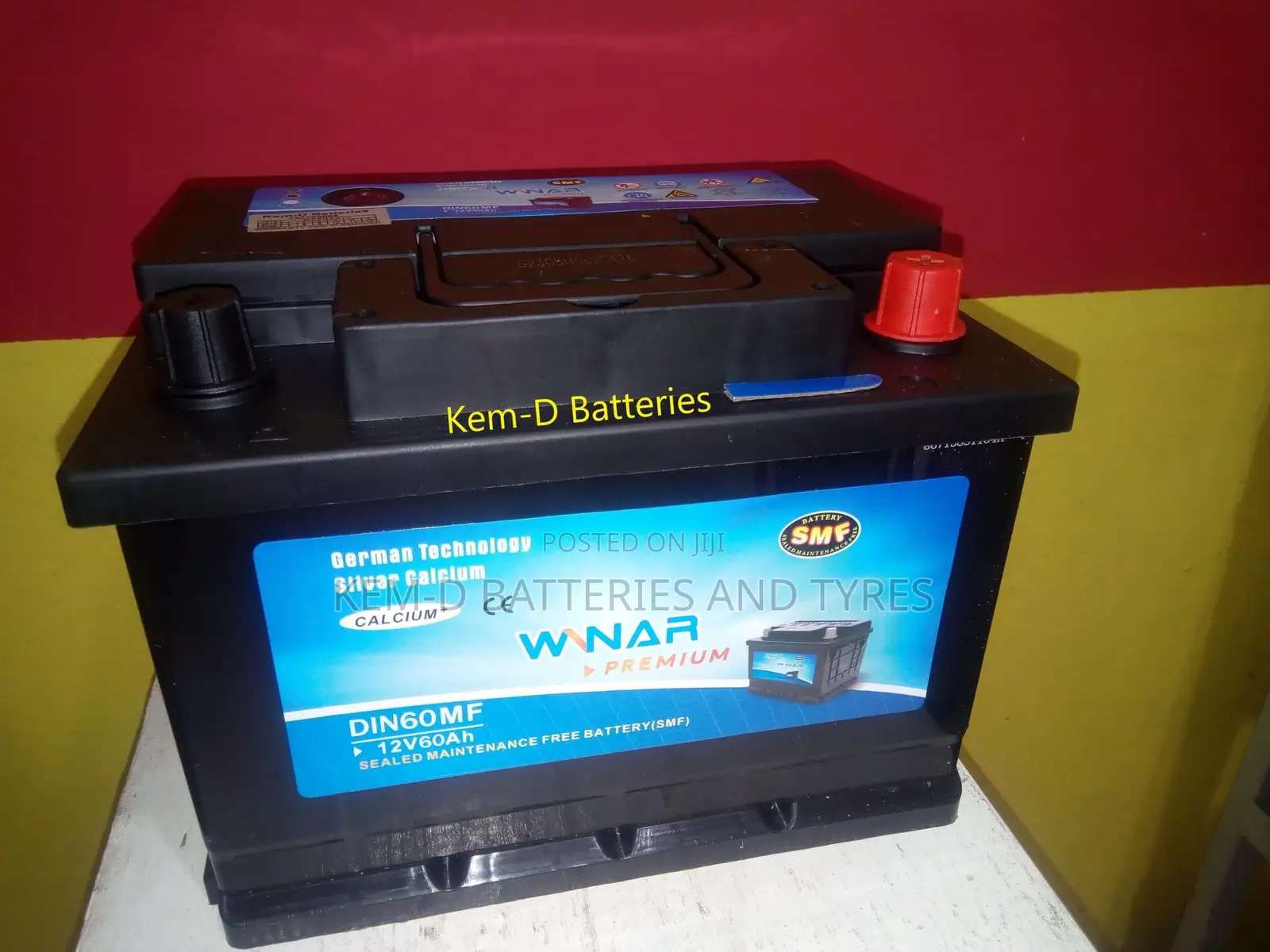 Winar Premium Car Battery - Delivery