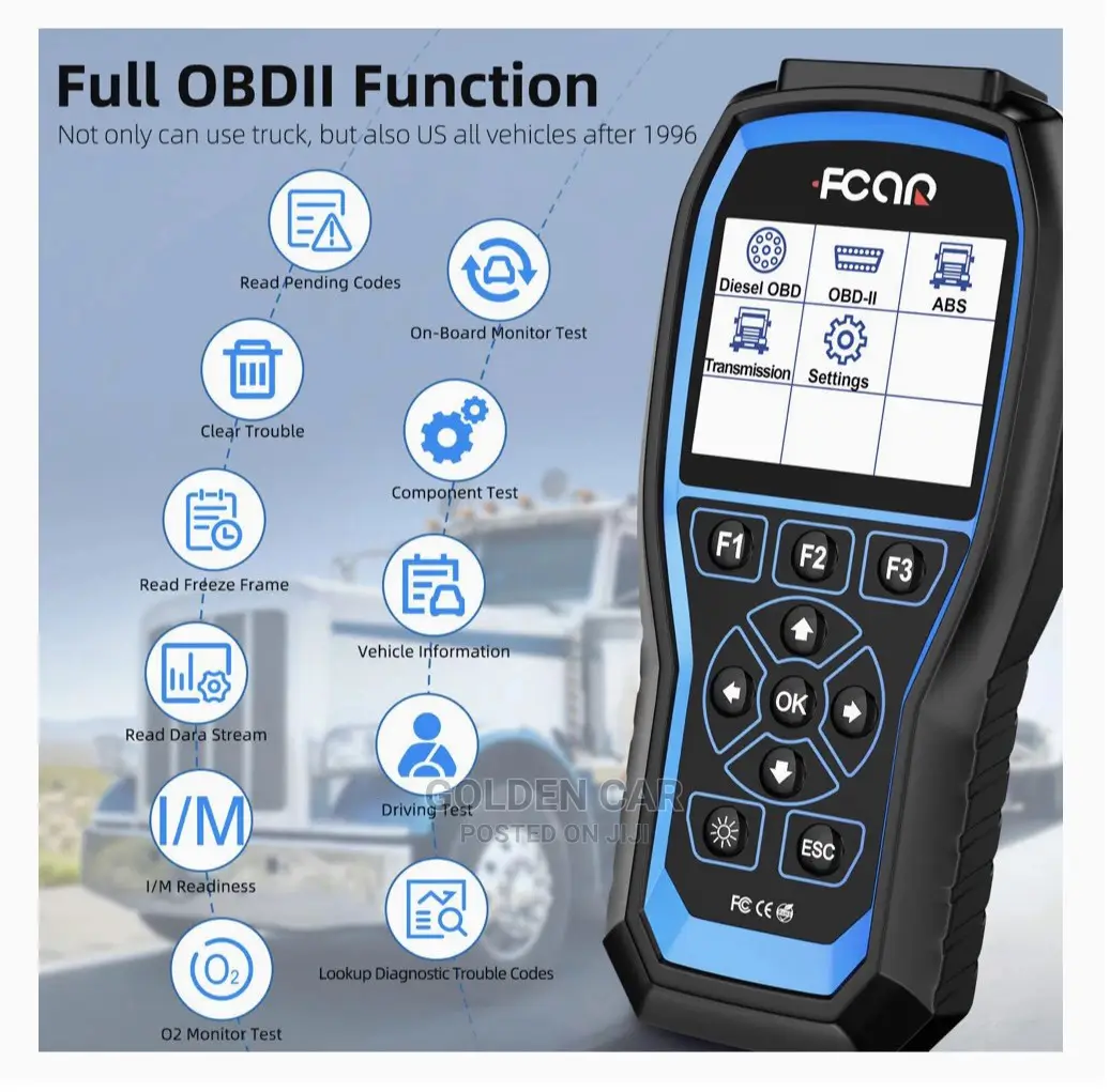Fcar F507 OBD2 Heavy Duty Truck Diagnostic Scanner