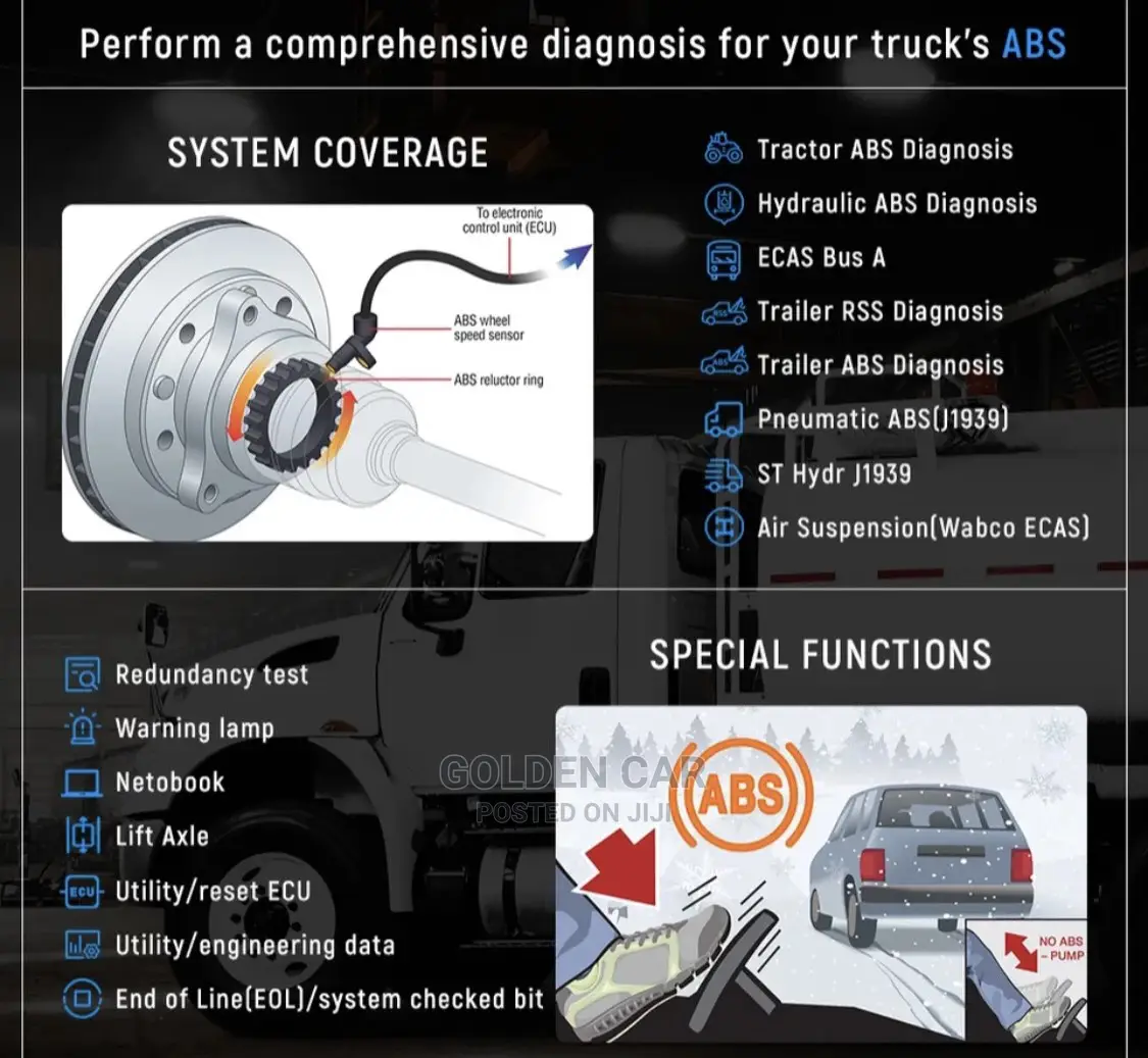 Fcar F507 OBD2 Heavy Duty Truck Diagnostic Scanner