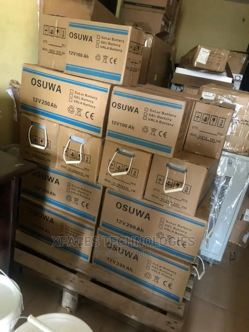 Osuwa 12v 100ah Deep Cycle Gel Solar Battery