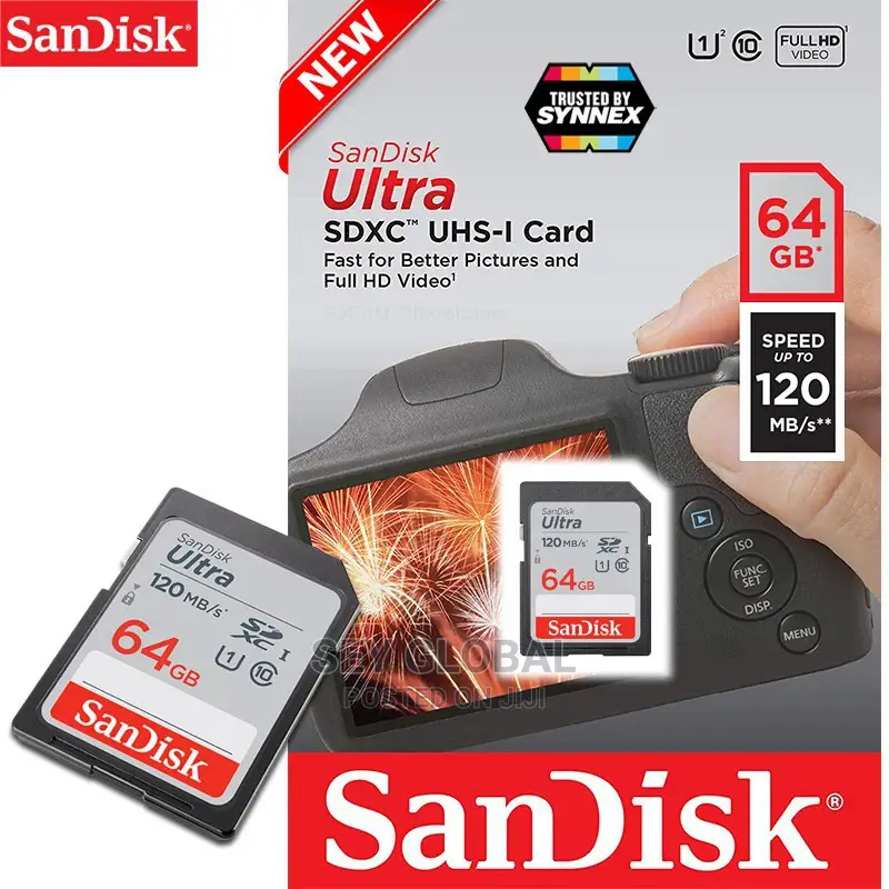Sandisk 64gb Ultra Uhs-I SDXC Memory Card