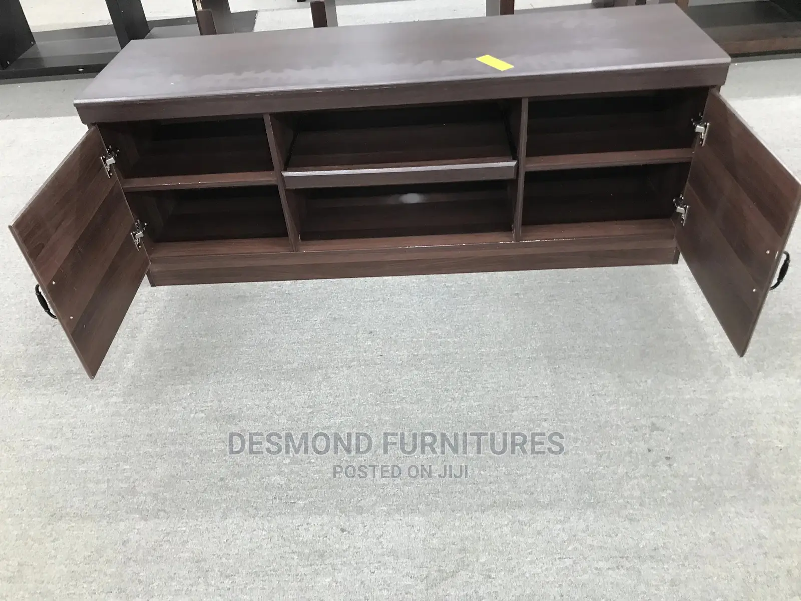 TV Stand With Two Doors and Drawer