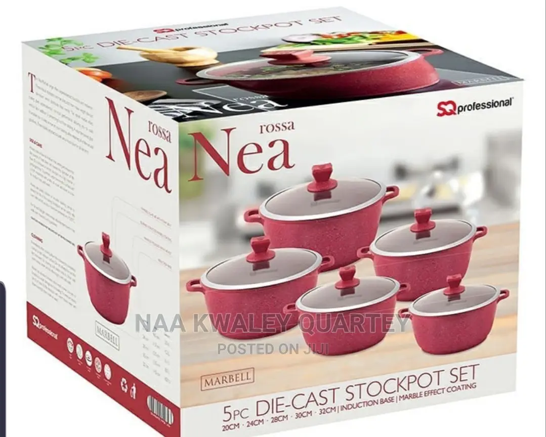 Sq Professionals 10pcs and 8pcs Nonstick Cookware Sets