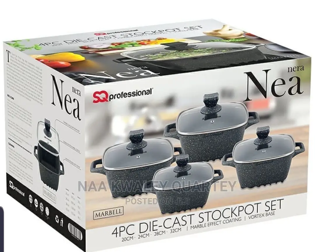 Sq Professionals 10pcs and 8pcs Nonstick Cookware Sets
