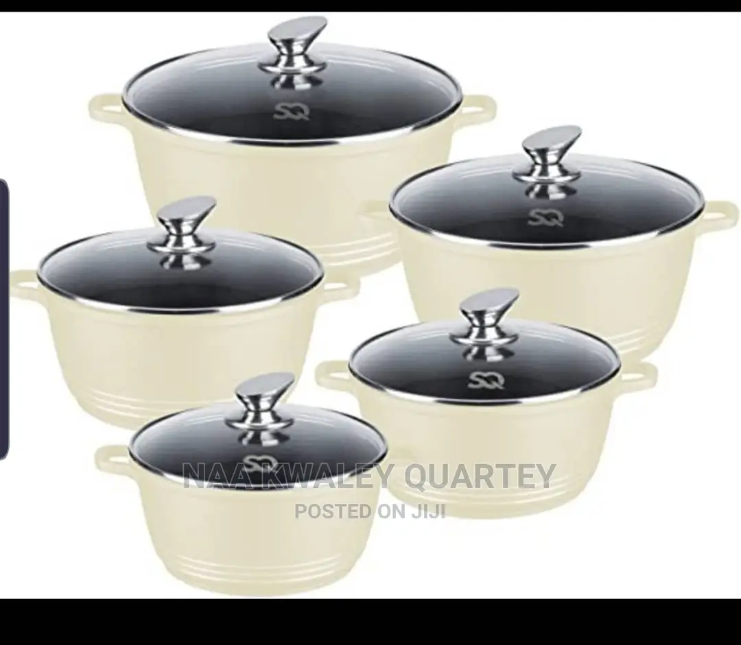 Sq Professionals 10pcs and 8pcs Nonstick Cookware Sets