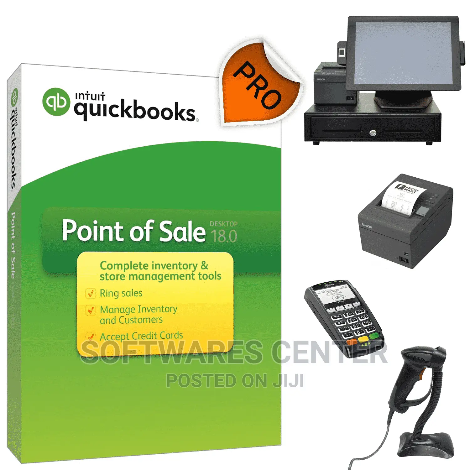 Quickbooks POS V18 Pro (Hardware Software)