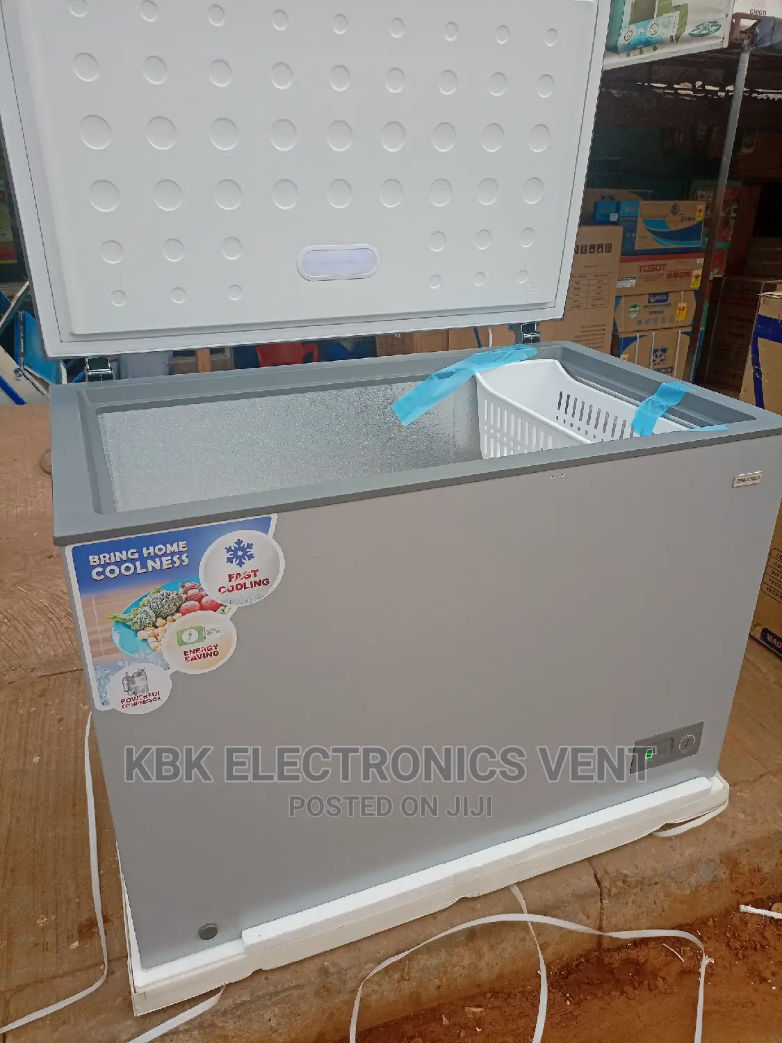 Nasco 345ltr Chest Freezer+ Basket