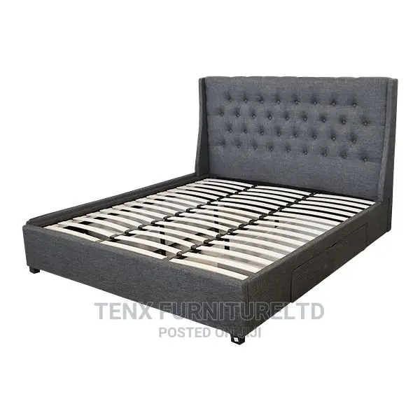 Bed King Size Upholstery With Middle Support