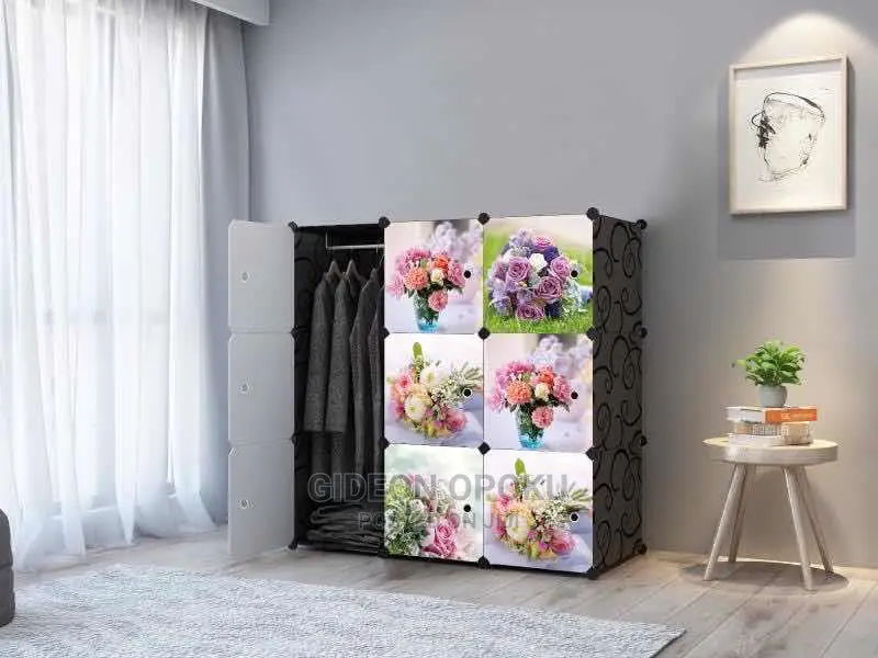 9 Cubes Plastic Wardrobe