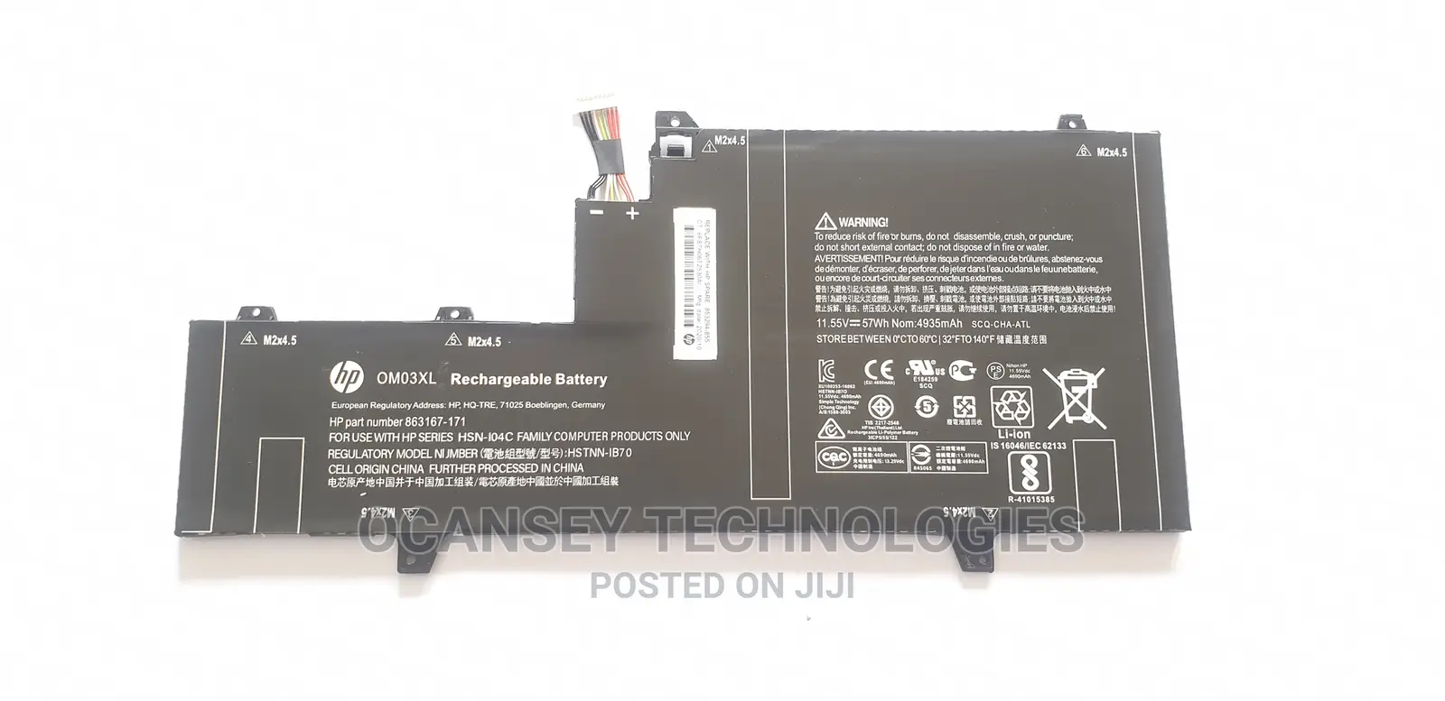 Original Hp Om03xl Battery for Elitebook X360 1030 G2