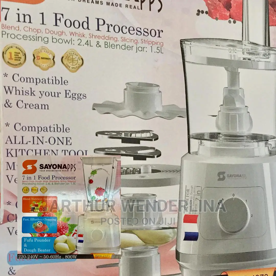 Quality Sayonapps 7 in 1 Food Processor