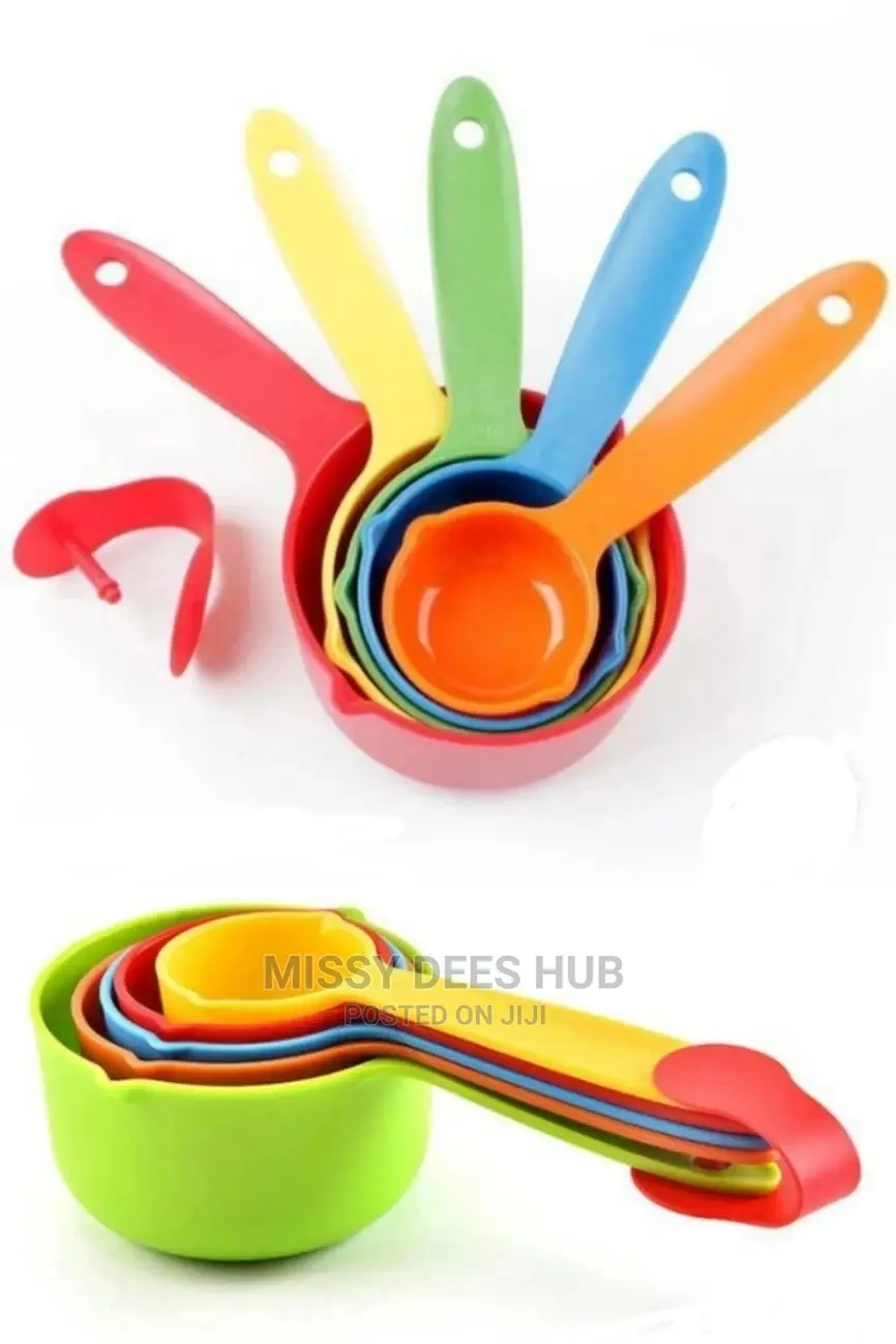 Multi-Coloured Measuring Spoons (5pcs)
