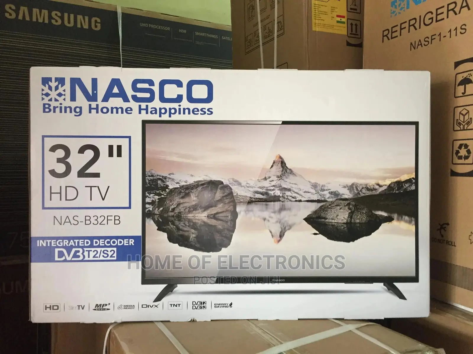 Original Nasco Nas-b32fb 32 Inches Digital Satellite Tv