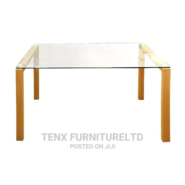 Dining Table Tepered Glass Top