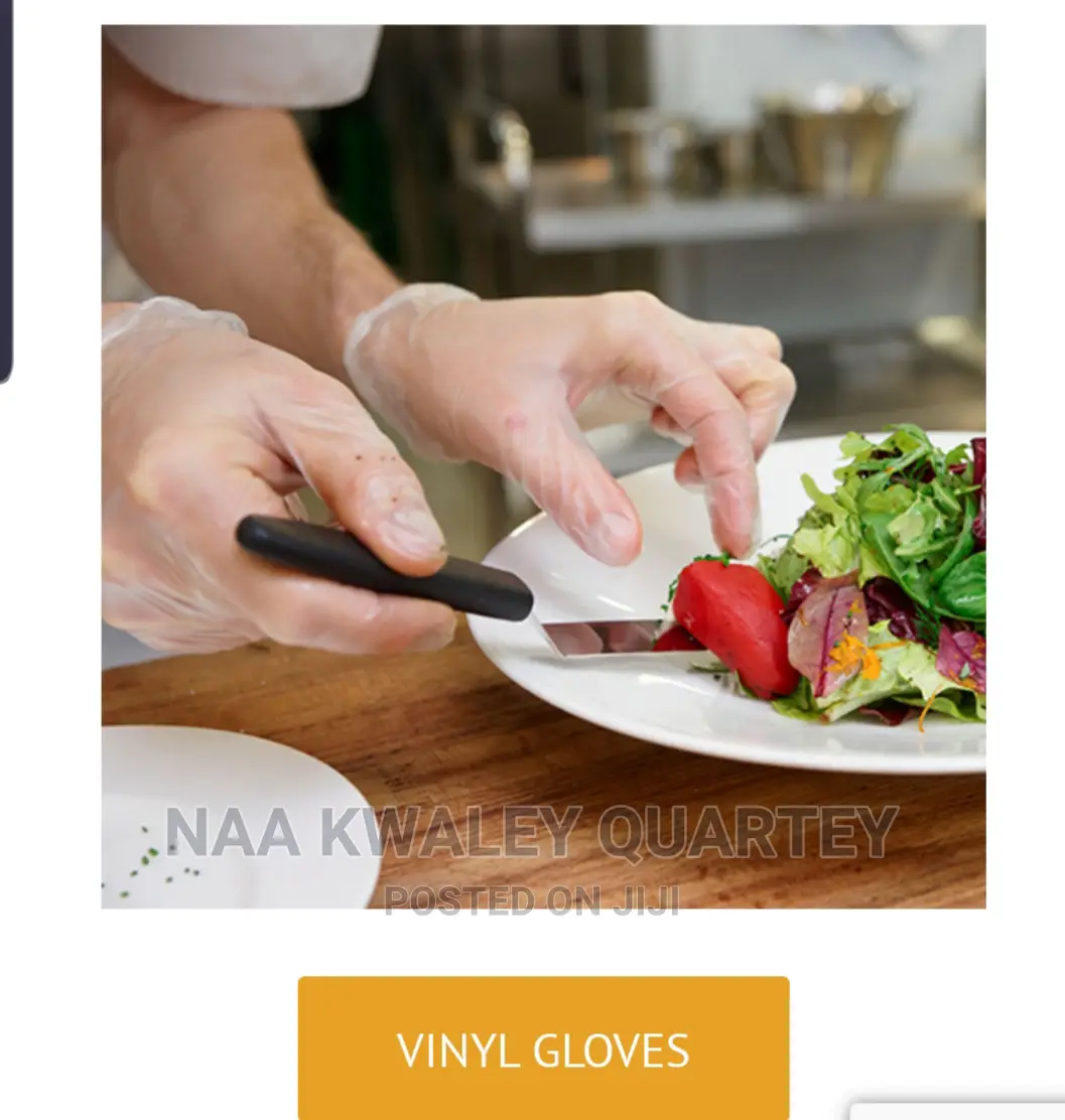 100pcs Food Handling Vinly Gloves