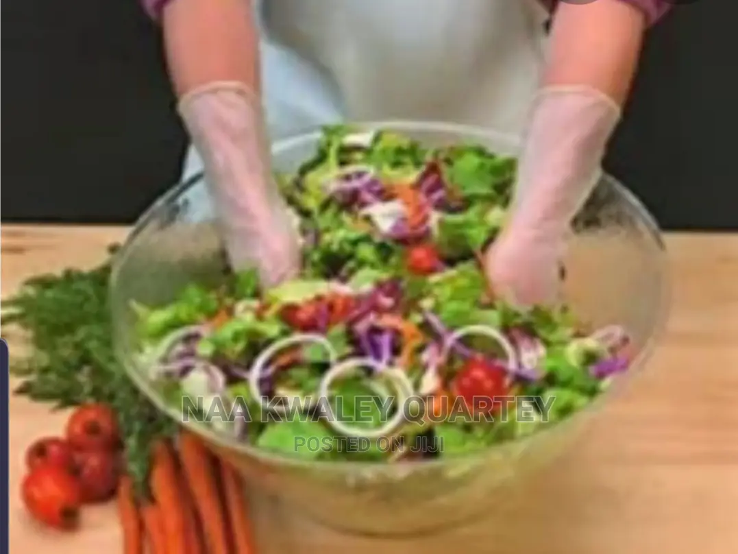 100pcs Food Handling Vinly Gloves