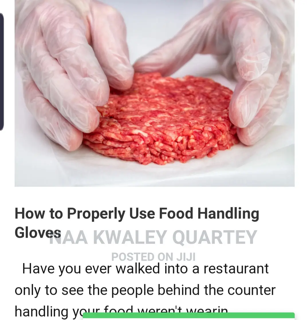 100pcs Food Handling Vinly Gloves