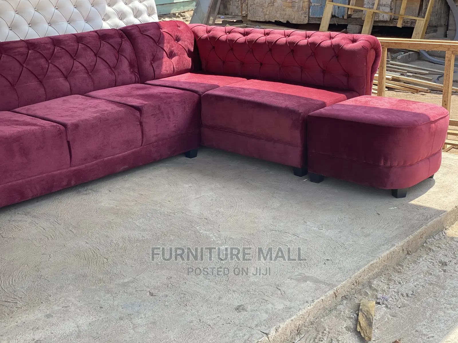 Luxurious Wine Sofa Chair. Free Delivery