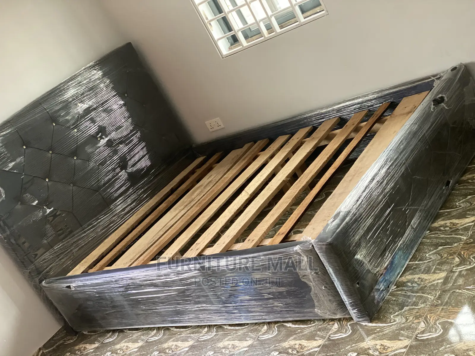 Black Queensize Bed . Free Delivery