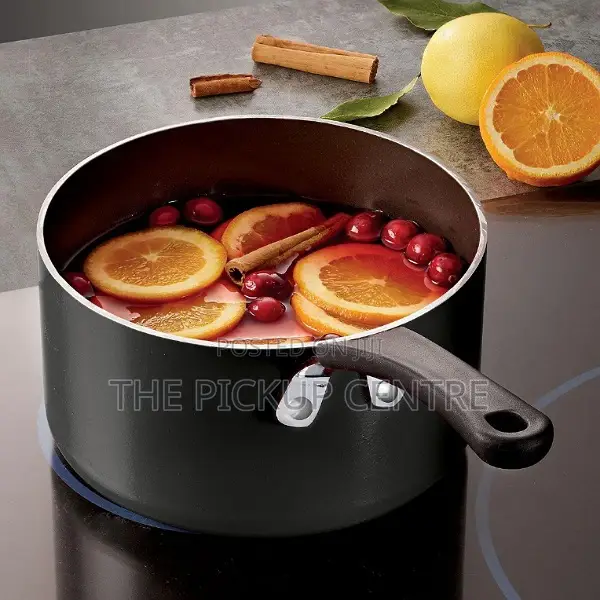 Tramontina 6-Piece Stackable Nonstick Sauce Pan Set .