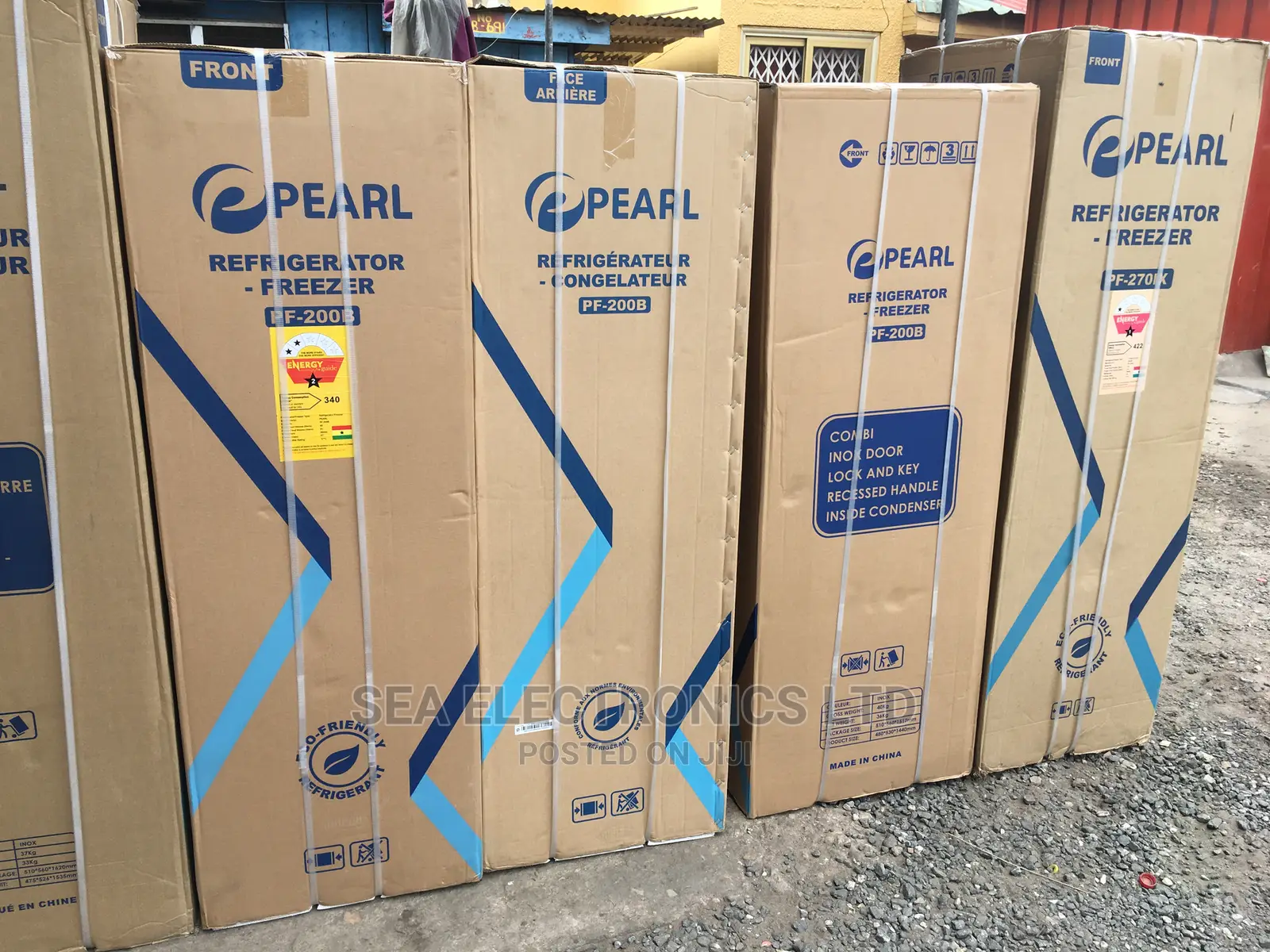 Newly Fridges Pearl Bottom and Top Freezer Fridge 147 Litres