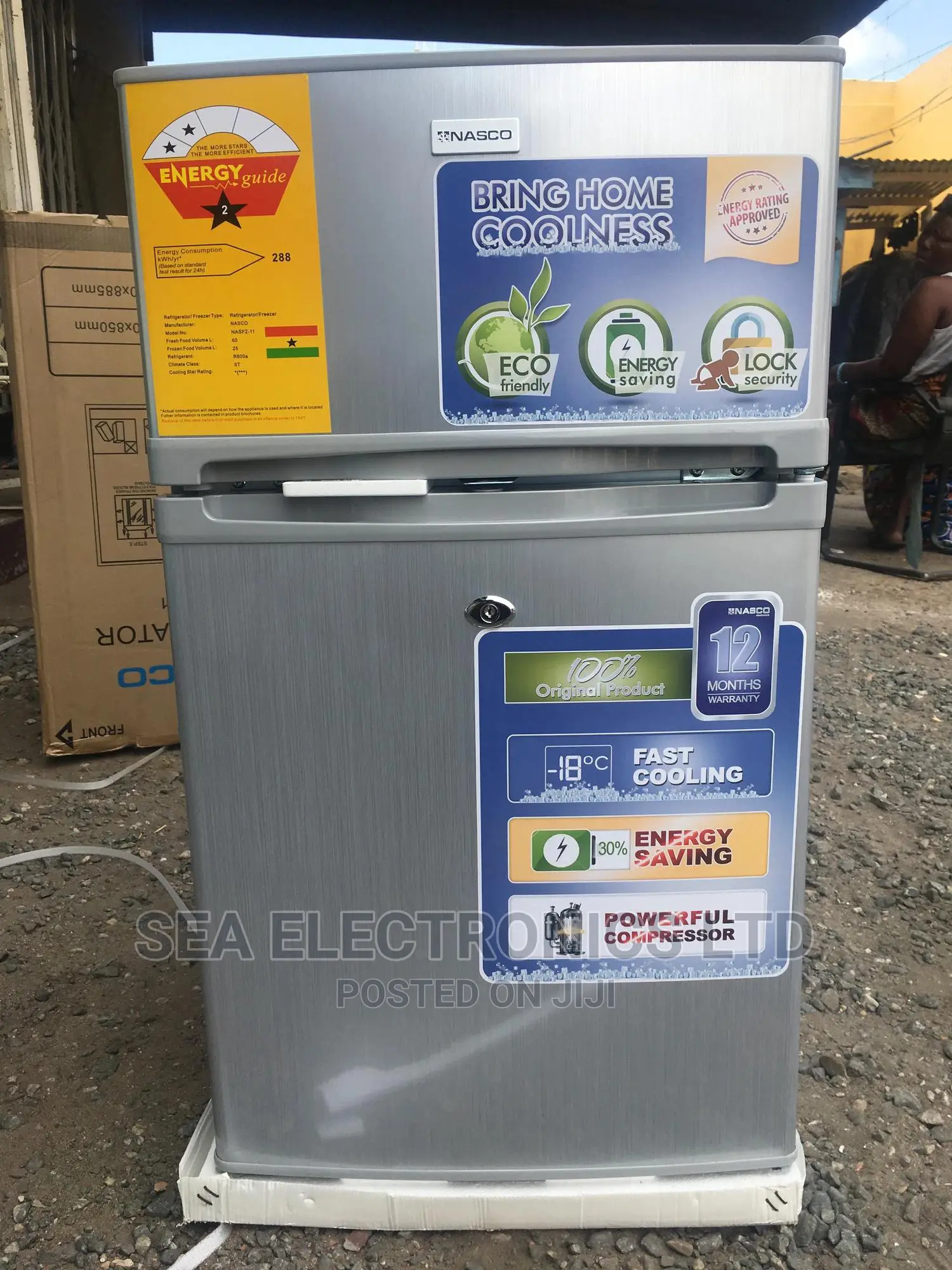Nasco NASF2-10S 80 Litre Table Top Fridge