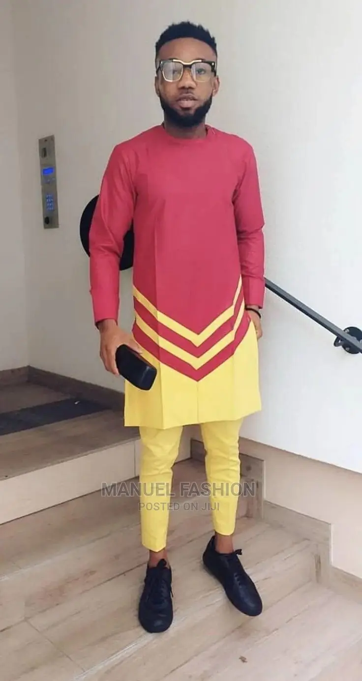 Kaftan Two Pieces and Agbada Three Pieces